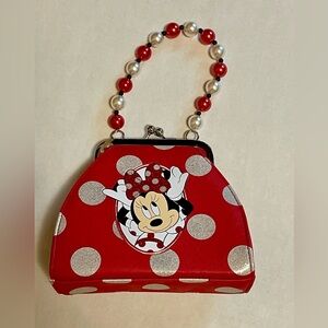 Disney Parks Minnie Mouse Children’s Beaded Clutch Purse